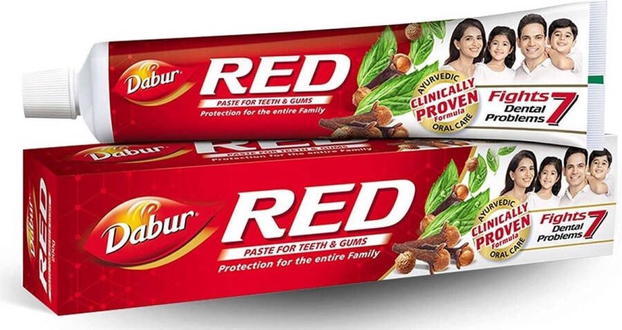 Dabur Tandpasta Red met ayurvedische kruiden 200 gram