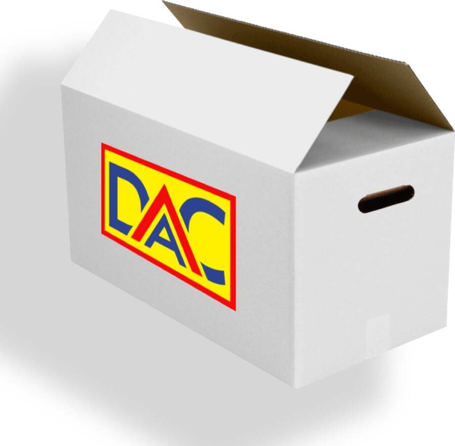 DAC Verhuisdozen 10 Stuks 60 Liter Extra Stevige Verhuisdoos Echte verhuisdozen van erkend verhuisbedrijf 5 laag karton