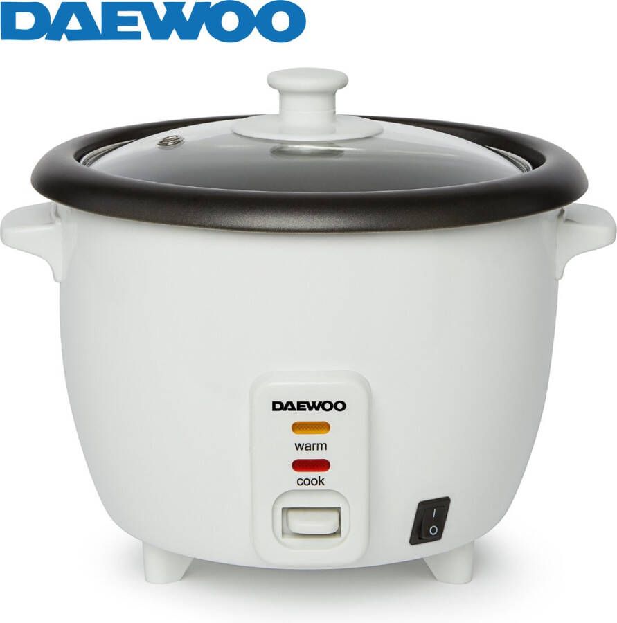 Daewoo DRCOOKER Rijstkoker 1 Liter Uitneembare Binnenpan en Warmhoudfunctie Wit