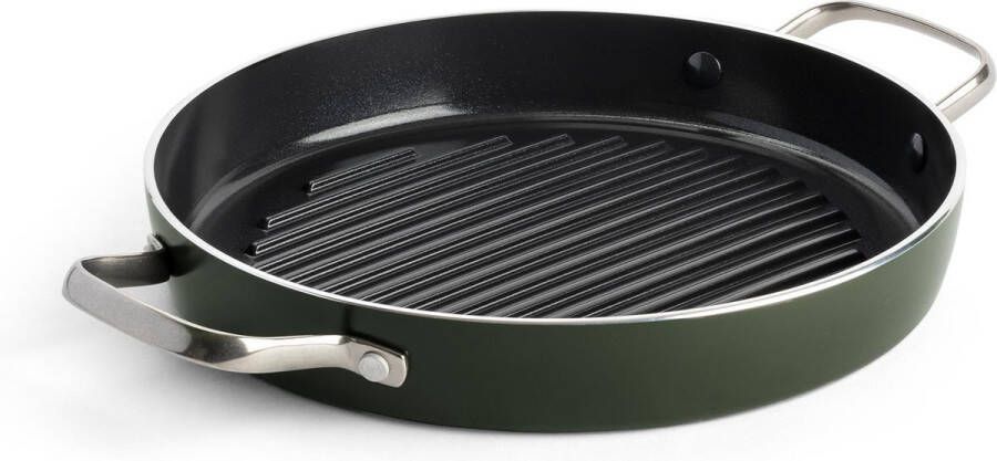 Dagelijkse Kost Keramische Grillpan Ø28cm PFAS-vrij 2 grepen