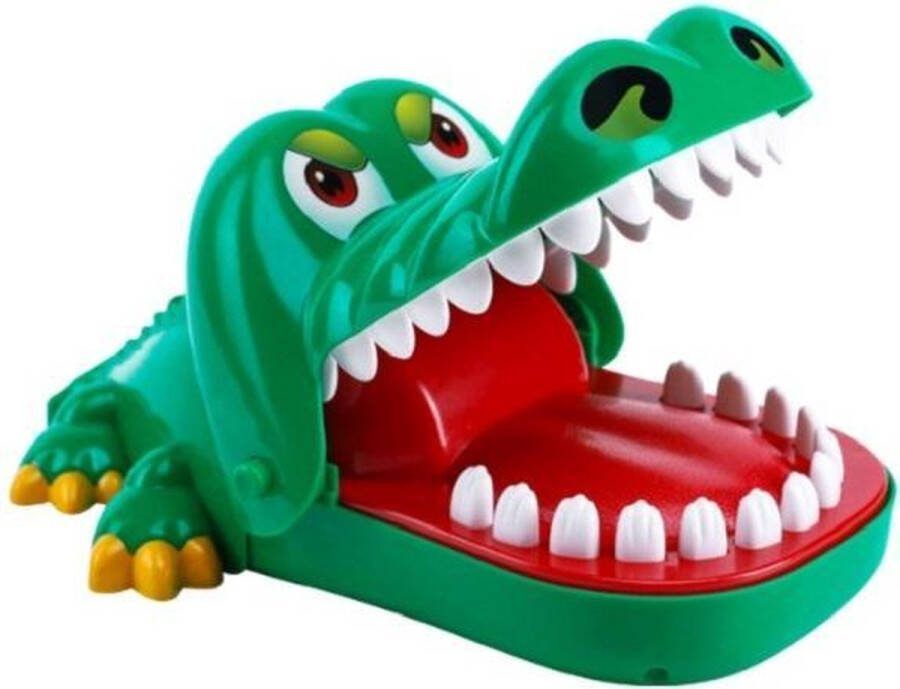 Daily Playground Bijtende Krokodil Groot – Krokodil met Kiespijn – Krokodil Gezelschapsspel Drank spelletjes Shot spel Drankspel Gezelschapsspel voor volwassenen Sinterklaas Cadeau