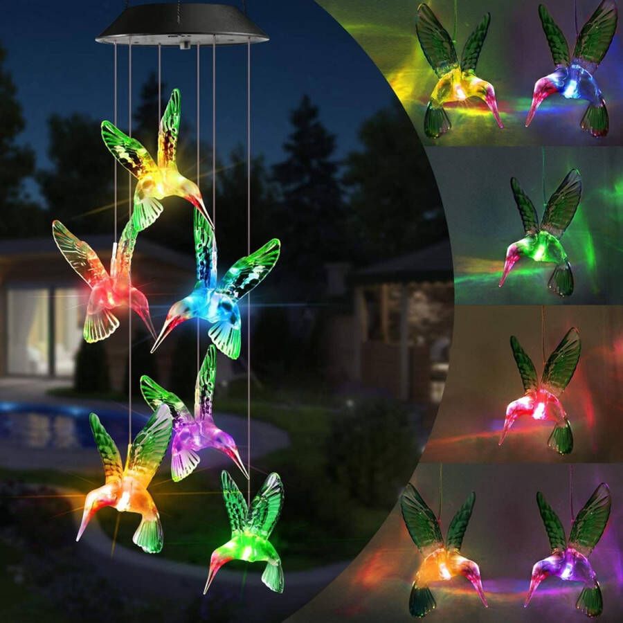 Dailyiled kolibries solar verlichting led multicolor sfeerverlichting