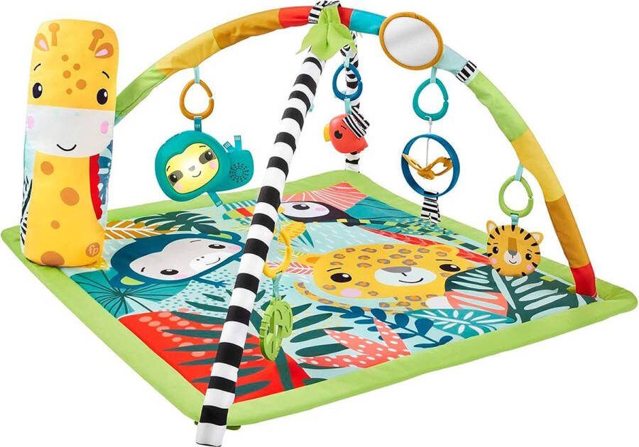 Dailysupplies Baby Speelkleed Met Boog Babyspeelgoed 0 Jaar Kinderspeelgoed 1 Jaar Speelmat Babygym Groen