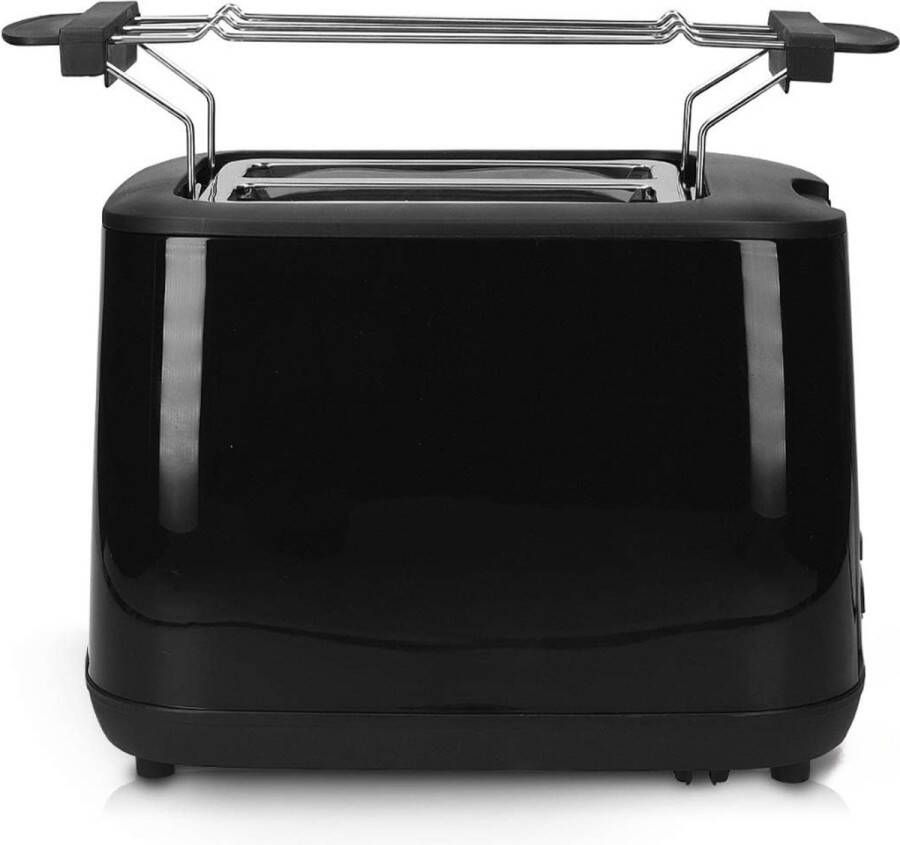 Dailysupplies Broodrooster met Tostiklemmen Toaster Broodroosters Zwart