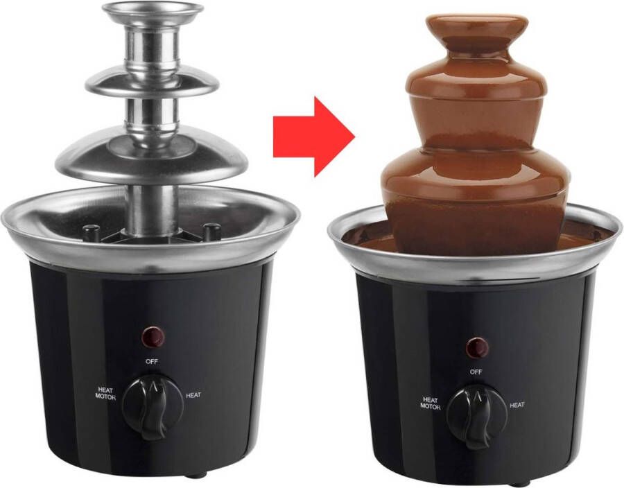 Dailysupplies Chocoladefontein Chocoladefondue Zwart