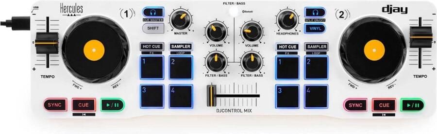 Dailysupplies Dj set Kinderen Mengpaneel voor Kinderen Soundboard Mixer Wit