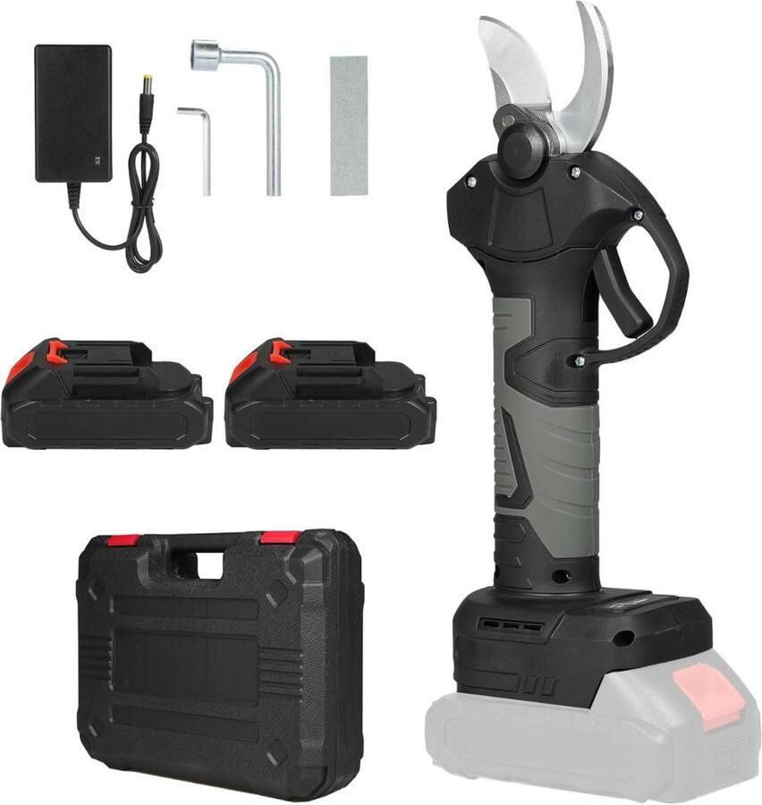 Dailysupplies Elektrische Snoeischaar Heggenschaar Accu Takkenschaar Electrisch Zwart