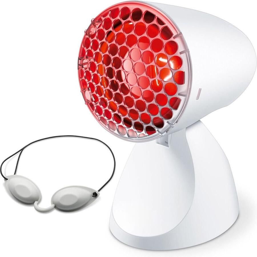 Dailysupplies Infraroodlamp Warmtelamp Verstelbaar- Infrarood Lampen voor Spieren Duurzame Hittelamp 220V 150W Wit