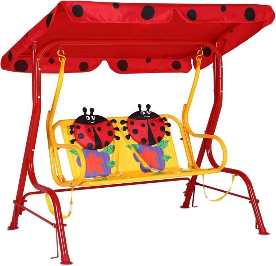 Dailysupplies Kinder Tuinset Schommel Schommelstoel Baby en Kinderen Rood