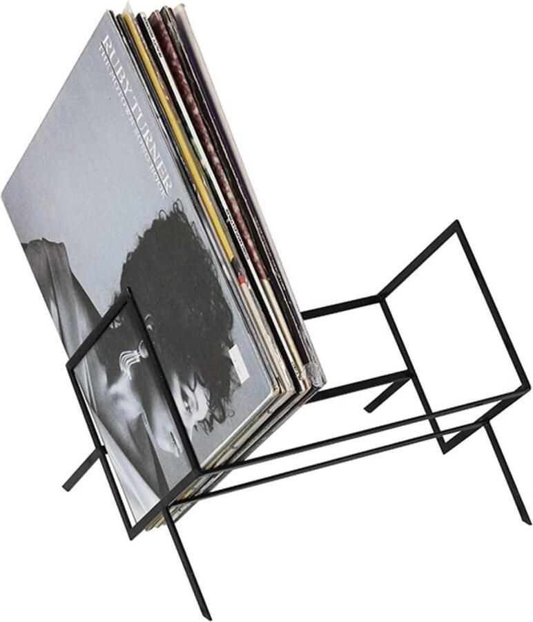 Dailysupplies LP Opbergsysteem Platenhouder Platenrek Opbergrek Boeken Tijdschriften Voor op Kast en Krat Authentiek