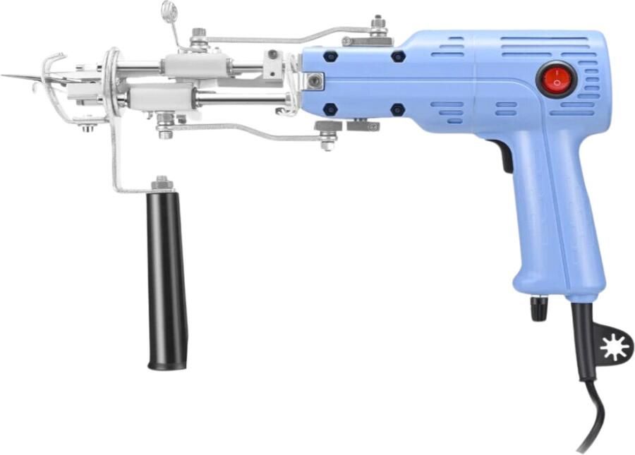 Dailysupplies Tufting Gun Beginnerspakket Borduurmachine 2 in 1 Naaimachine Licht Blauw Top Kwaliteit