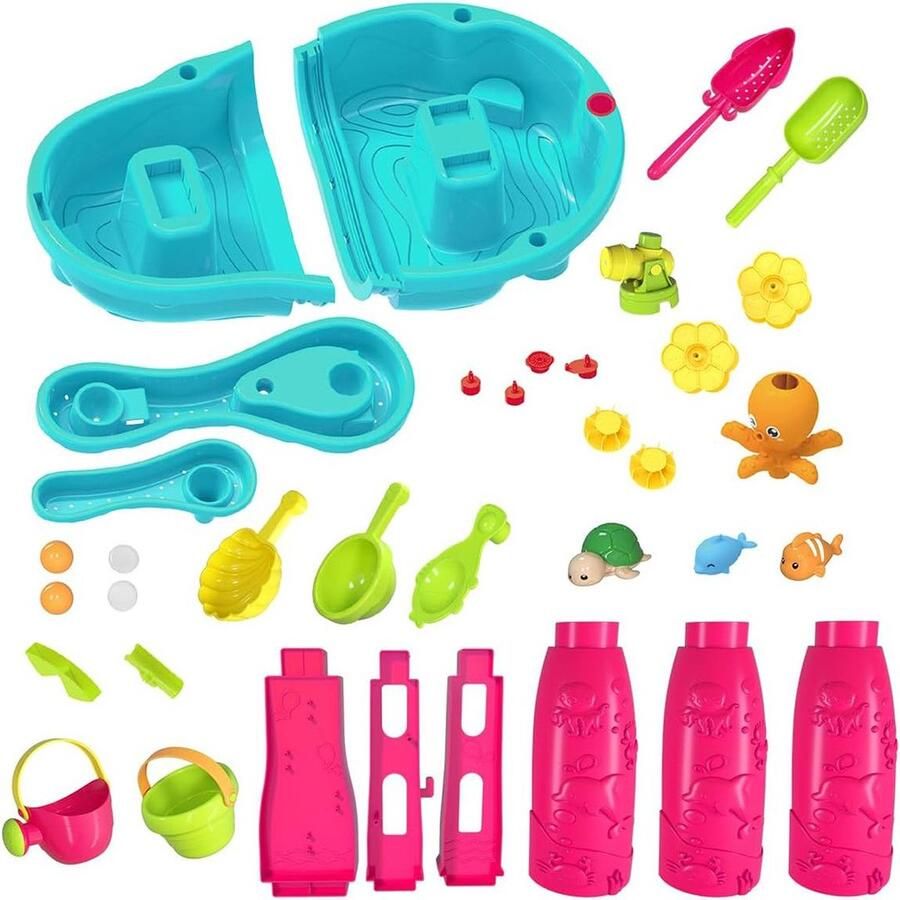 Dailysupplies Watertafel Zandtafel Speeltafel voor Kinderen Activiteiten Tafel voor Baby en Kinderen Inclusief Speelgoed