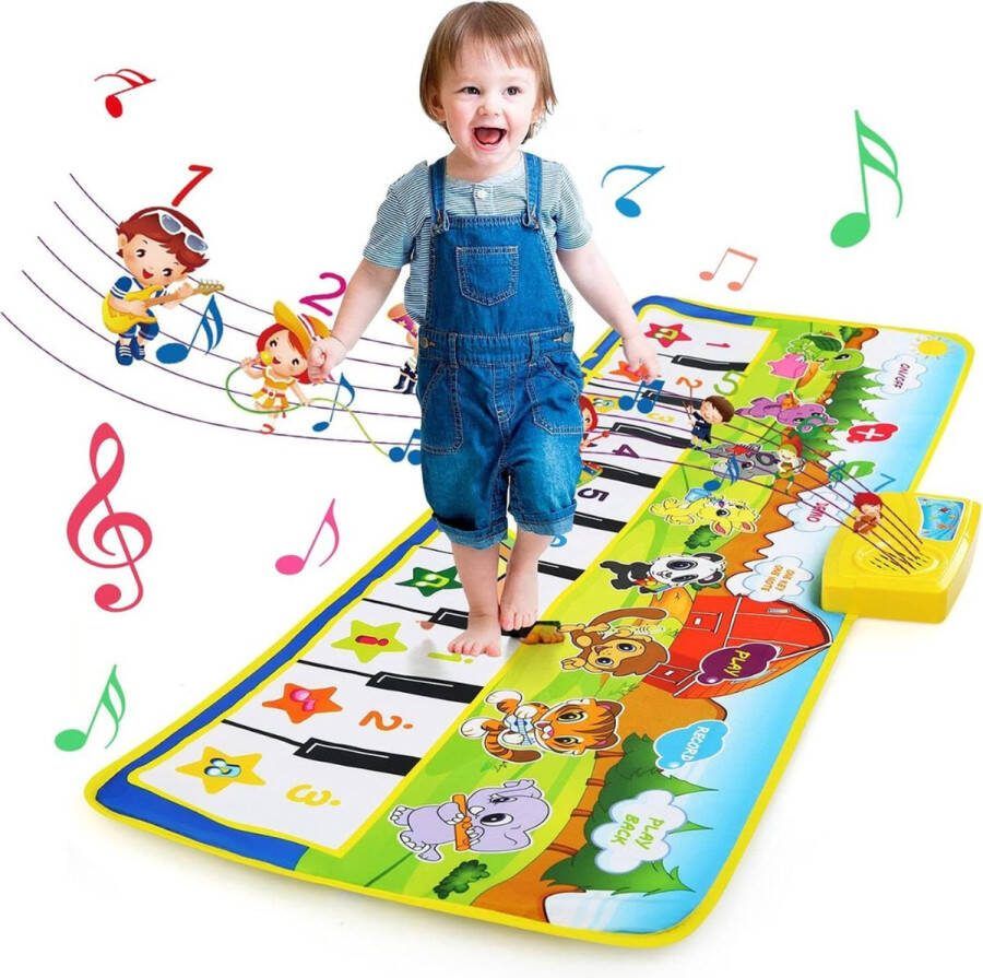 Dailysupplies Dansmat Kinderspeelgoed 3 Jaar voor Meisjes en Jongens Muziekmat Educatief Speelgoed Montessori Sensorisch