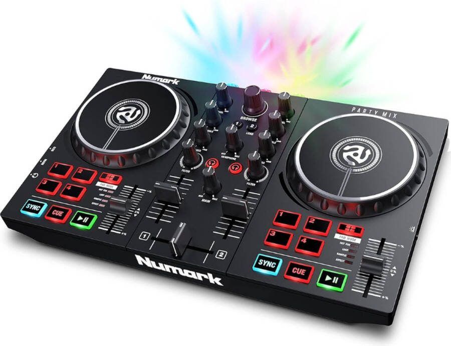 Dailysupplies Dj set Kinderen Mengpaneel voor Kinderen Soundboard Mixer Zwart