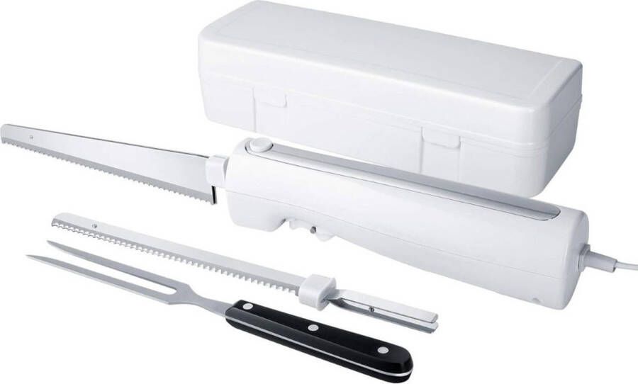 Dailysupplies Elektrisch Broodmes Broodsnijder Hulpmiddel Keukenmes Messenset Wit