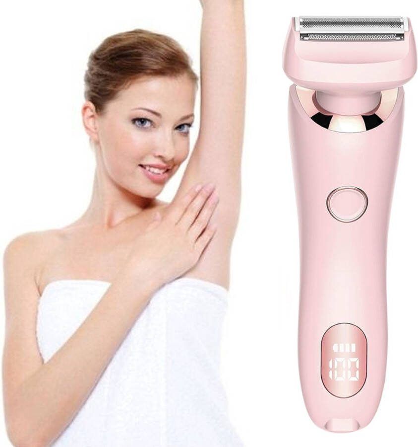 Dailysupplies Epileerapparaat Dames Epilator Gezicht Ontharingsapparaat Licht Roze