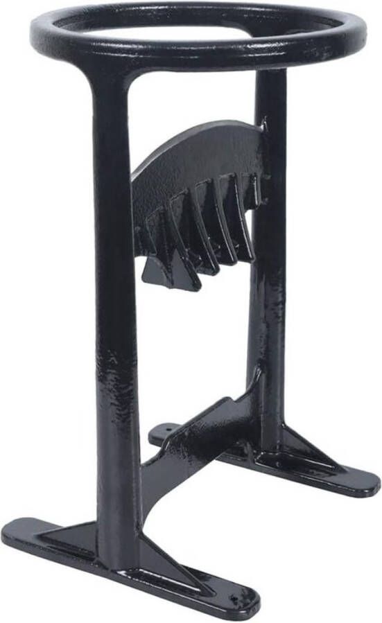 Dailysupplies Houtklover voor Aanmaakhout Houtsplijter Houtkliever Gietijzer Super Scherp Zwart