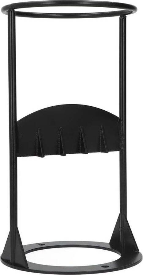 Dailysupplies Houtklover voor Aanmaakhout Houtsplijter Houtkliever Gietijzer Top Kwaliteit Zwart