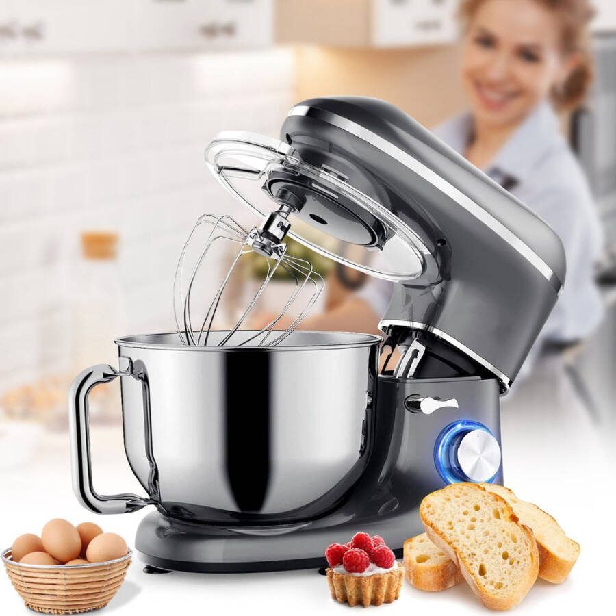 Dailysupplies Keukenrobot Keukenmixer Keukenmachine Zilver