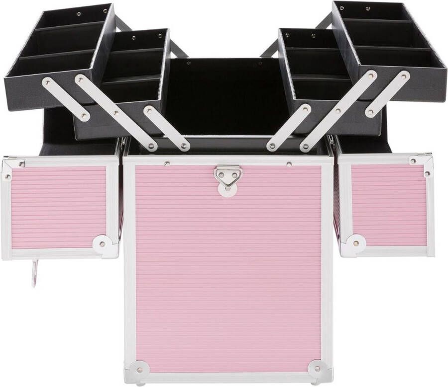 Dailysupplies Make up Koffer Make up Set Make up Koffer Meisjes en Vrouwen Organizer Roze