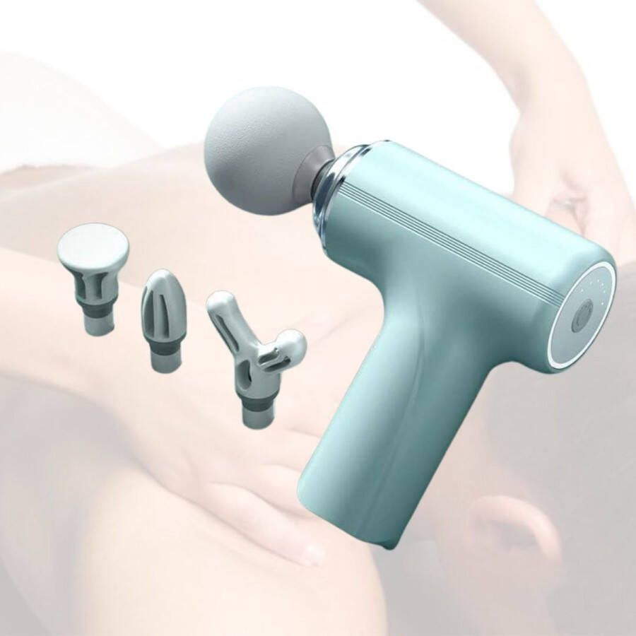 Dailysupplies Massage Gun Professioneel Massage Apparaat Massagegun Blauw