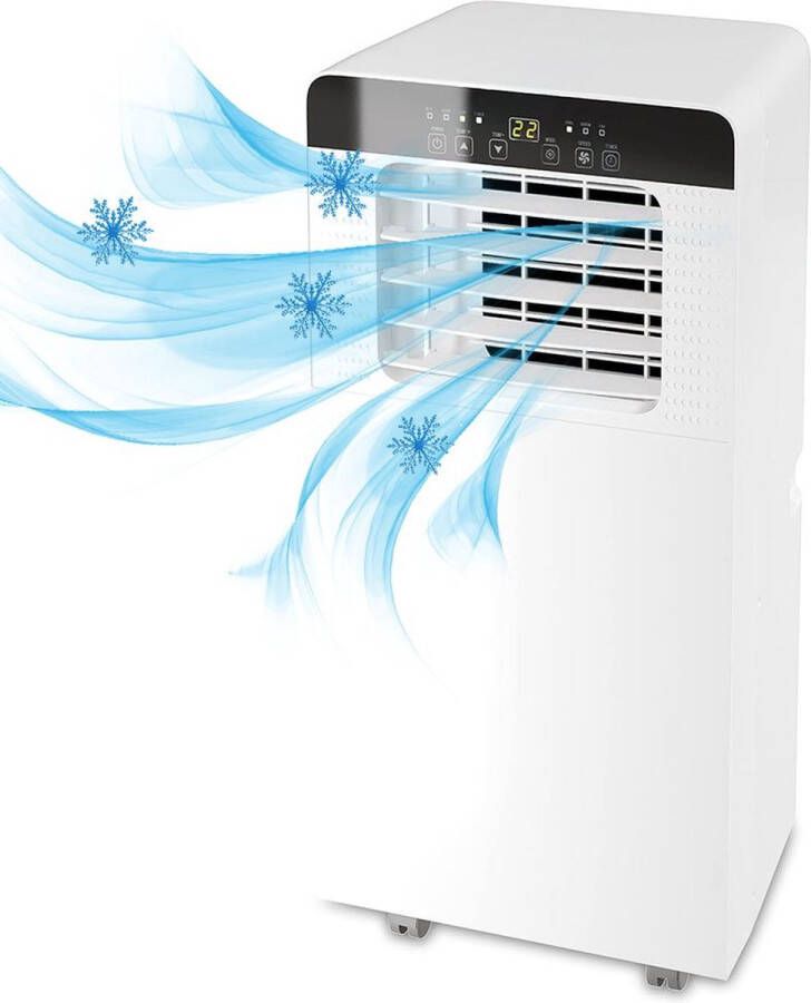 Dailysupplies Mobiele Airco Airconditioning Ventilatoren Airco Zonder Afvoerslang Wit
