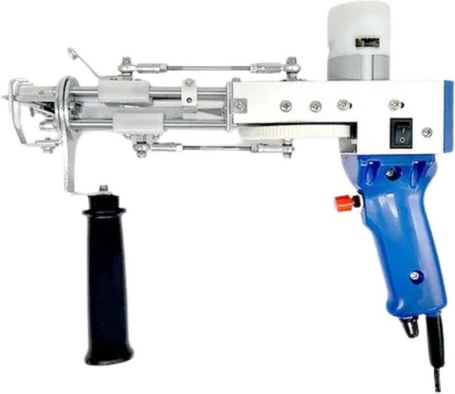 Dailysupplies Premium Tufting Gun Beginnerspakket Borduurmachine 2 in 1 Naaimachine Blauw