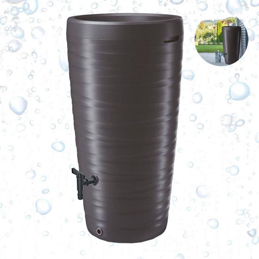 Dailysupplies Regenton Kunststof Regentonnen Antraciet