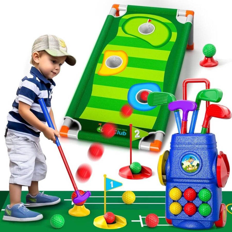 Dailysupplies Speelgoed 4 Jaar Kinderspeelgoed Jongens Educatief Speelgoed Meisjes Mini Golf Set