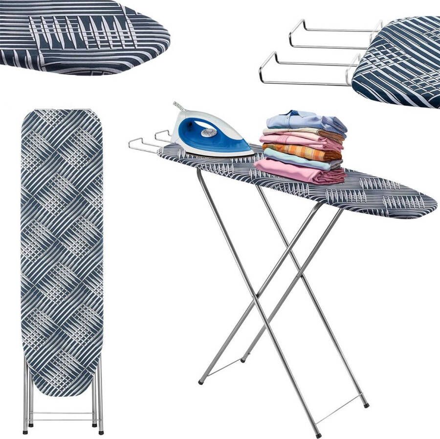 Dailysupplies Strijkplank voor Strijkijzer Strijkplanken Inklapbaar Blauw
