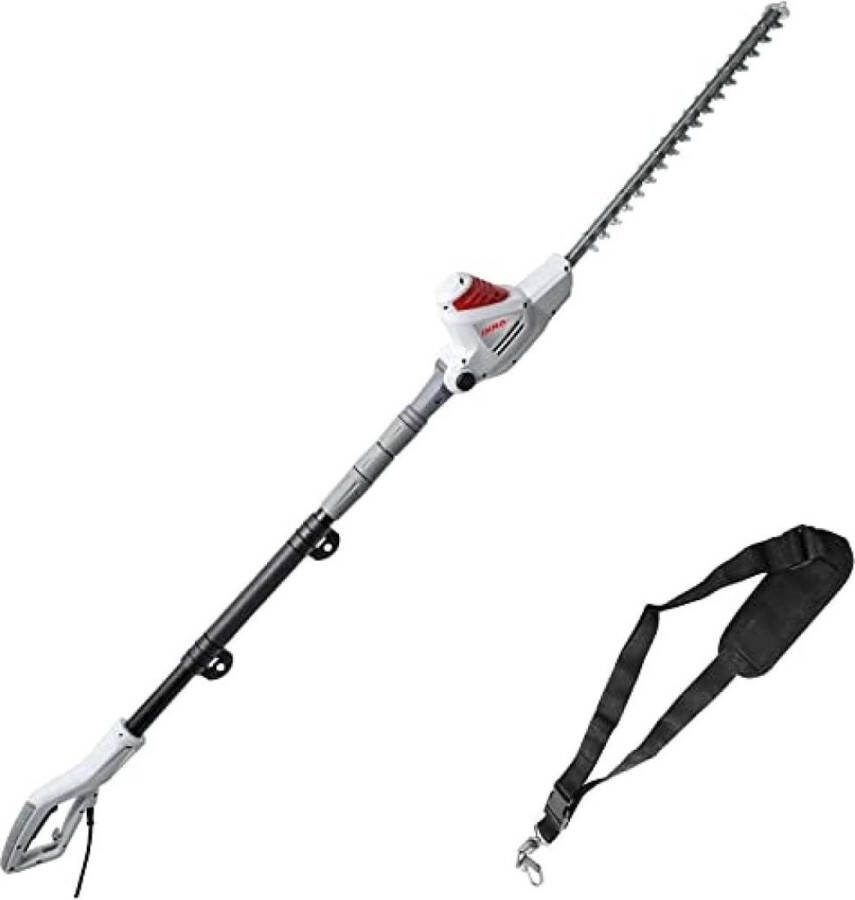 Dailysupplies Telescopische Snoeischaar Mini Kettingzaag Heggenschaar Takkenschaar Takkenzaag Elektrische Snoeizaag met Accu Zwart met Wit