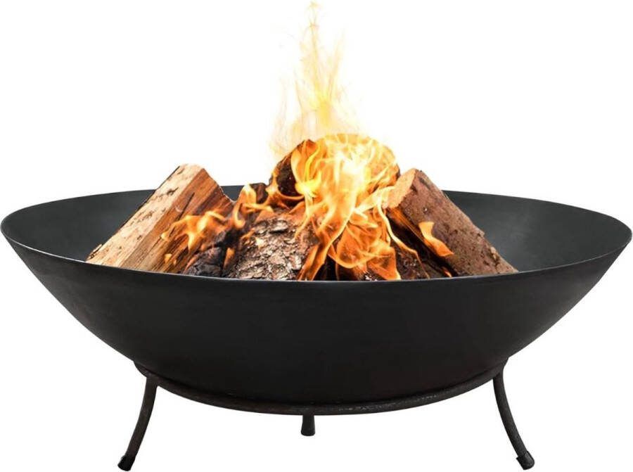 Dailysupplies Vuurschaal voor Buiten Vuurkorf Terrasverwarmers Heater Gietijzer Zwart