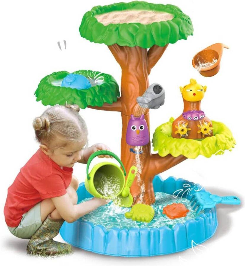 Dailysupplies Watertafel Zandtafel Speeltafel voor Kinderen Activiteiten Tafel voor Baby en Kinderen Boom