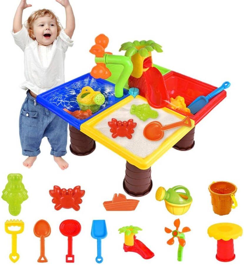 Dailysupplies Watertafel Zandtafel Speeltafel voor Kinderen Activiteiten Tafel voor Baby en Kinderen Eiland
