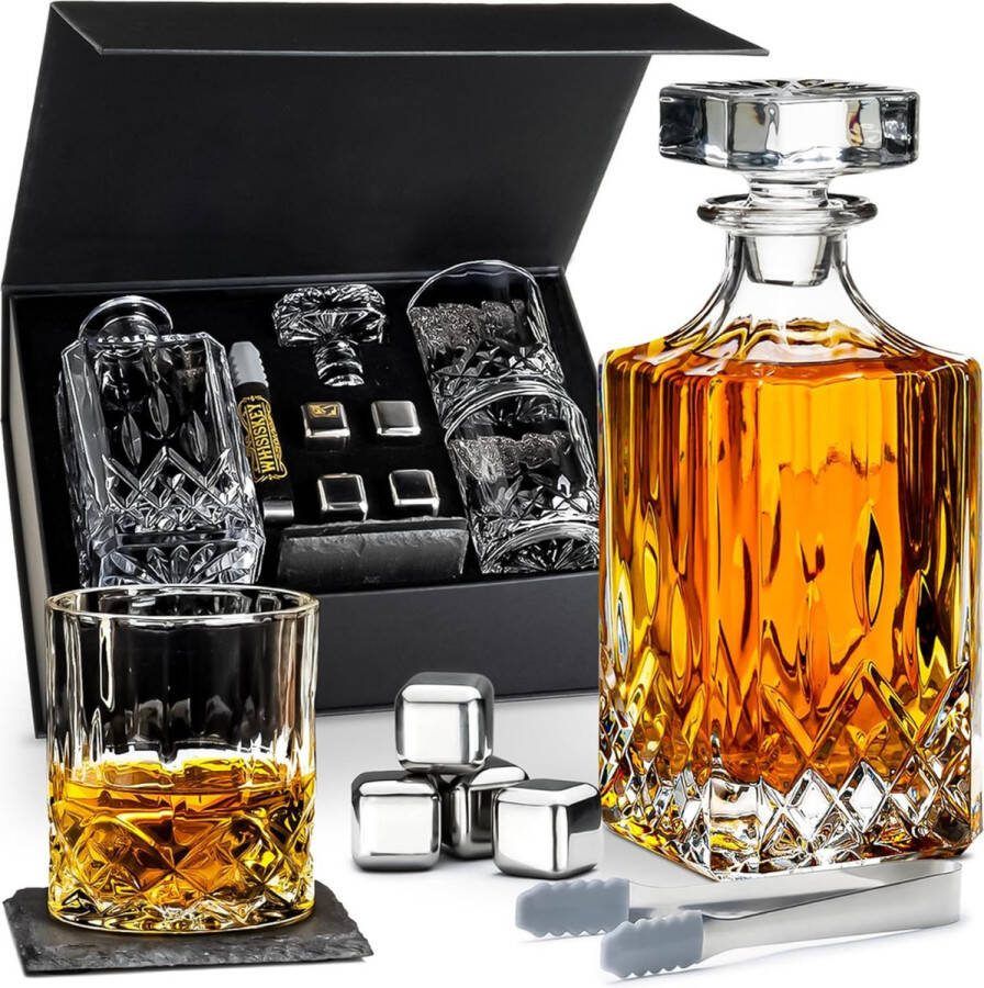Dailysupplies Whiskey Set Whiskey Karaf Whiskey Glazen Authentiek Transparant