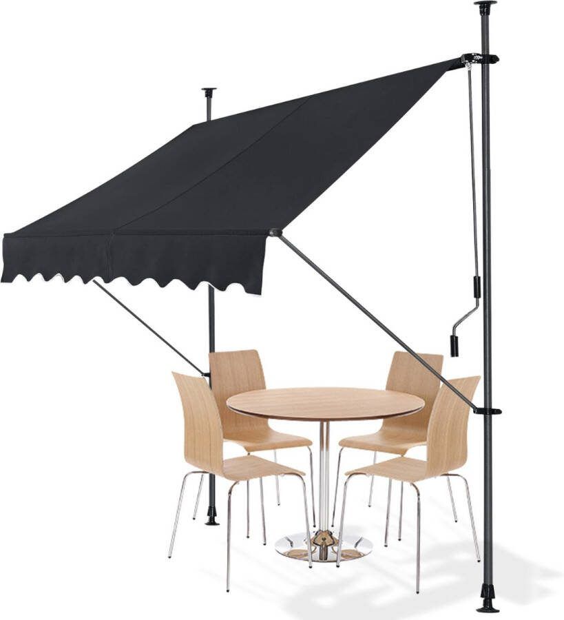 Dailysupplies Zonnescherm Zonneluifel Zonneschermen Zwart