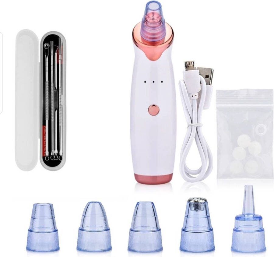 DAKANNA Mee eters Verwijderen Blackhead Remover Mee eter Verwijderaar Gezichtsverzorging Elektrisch Acne Vacuum Huidverzorging Multitool Set
