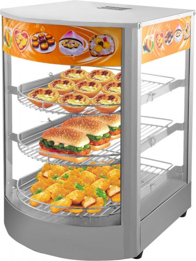 Dakta Commerciële Voedselverwarmer Pizzagebakverwarmer 14 met Magnetische Deur