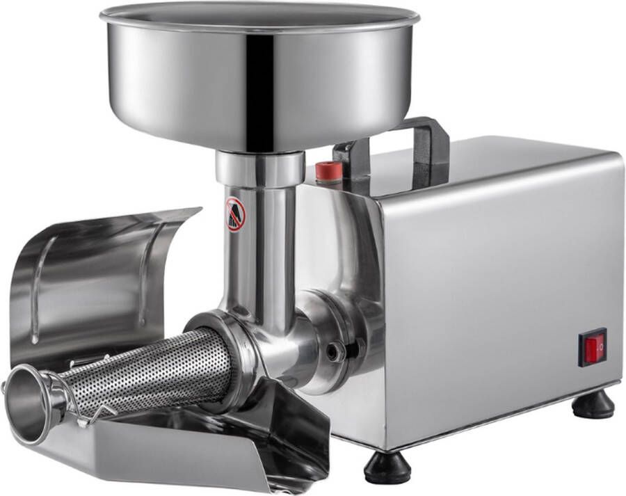 Dakta Elektrische Persmachine Zeef 370W Fruitpers Groentepers Automatisch Zilver Jam Maken RVS