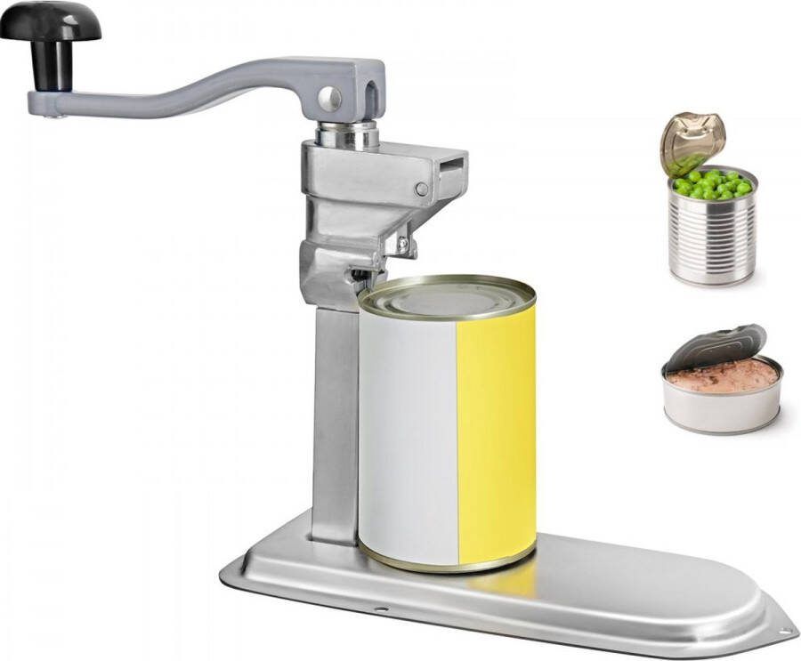 Dakta Tafel Blikopener Gastronomie RVS 59 cm Lengte voor Blikken tot 40cm Hoogte