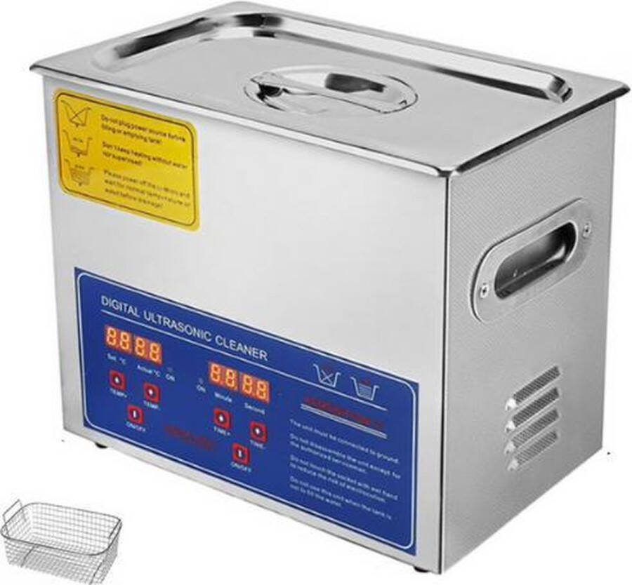 Dakta Ultra Sonic Cleaner | Brillen Schoonmaken | Ultrasoon Reiniger | Ultrasone Reinigingsmachine | Sieraden Bak | 120 W | 3 Liter