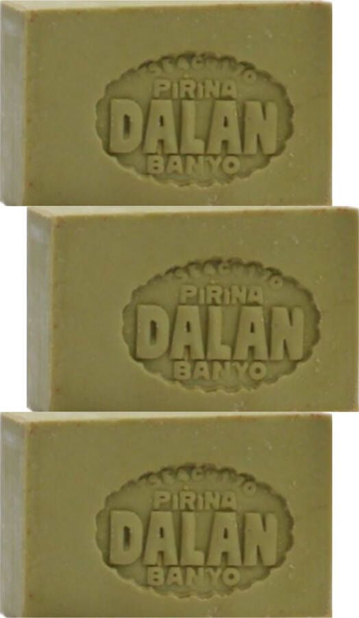 Dalan d'Olive Antique Pirina Handzeep Olijfzeep Hamam Beleef de Hamam ervaring 3 x 170 gr