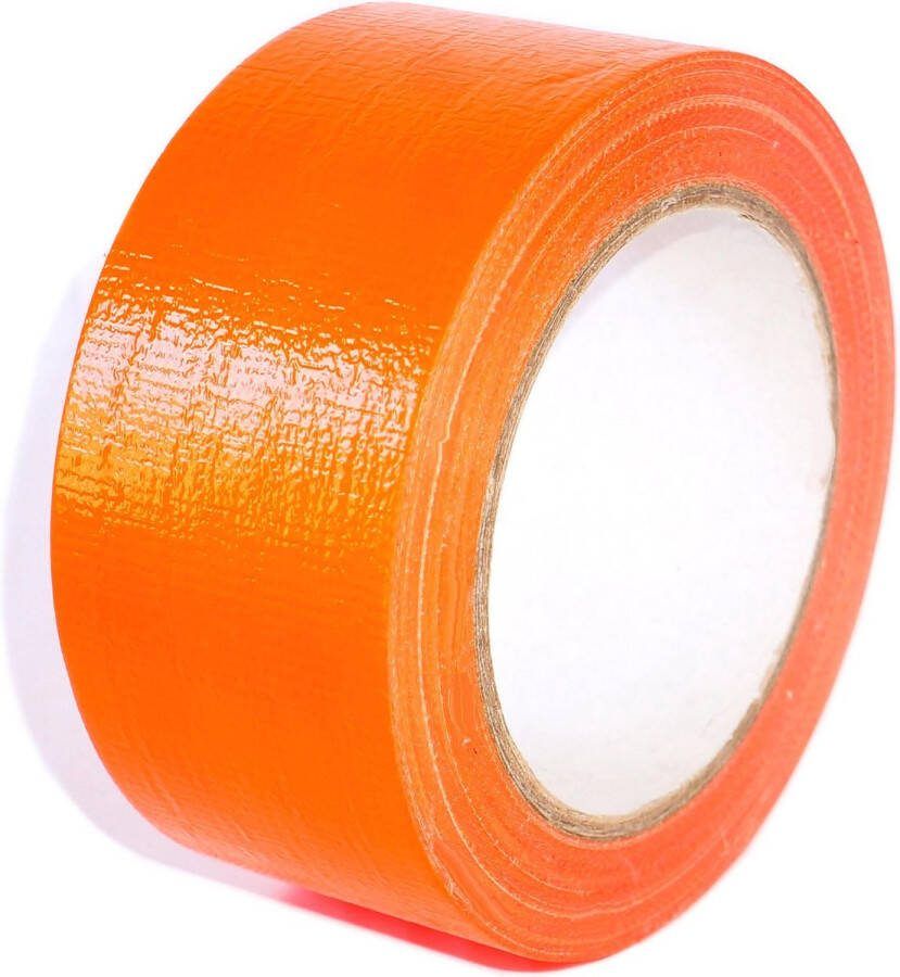 Dalifa-Tape Ducttape oranje Plakband Reparatietape Steentape Textieltape Gaffertape 50 mm x 50 mtr. *Meterprijs vanaf slechts 13 Cent* De goedkoopste Ducttape hoge kwaliteit van