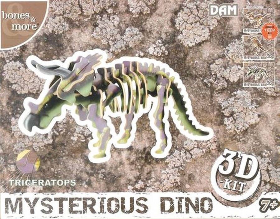 DAM Bones en More: Mysterious Dino 3D Puzzel
