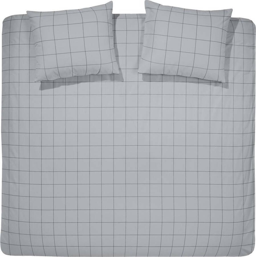 Damai Dekbedovertrekset flanel 200 x 200 220 cm bar grey