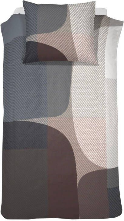 Damai Dekbedovertrekset satijn 140 x 200 220 cm Moore basalt