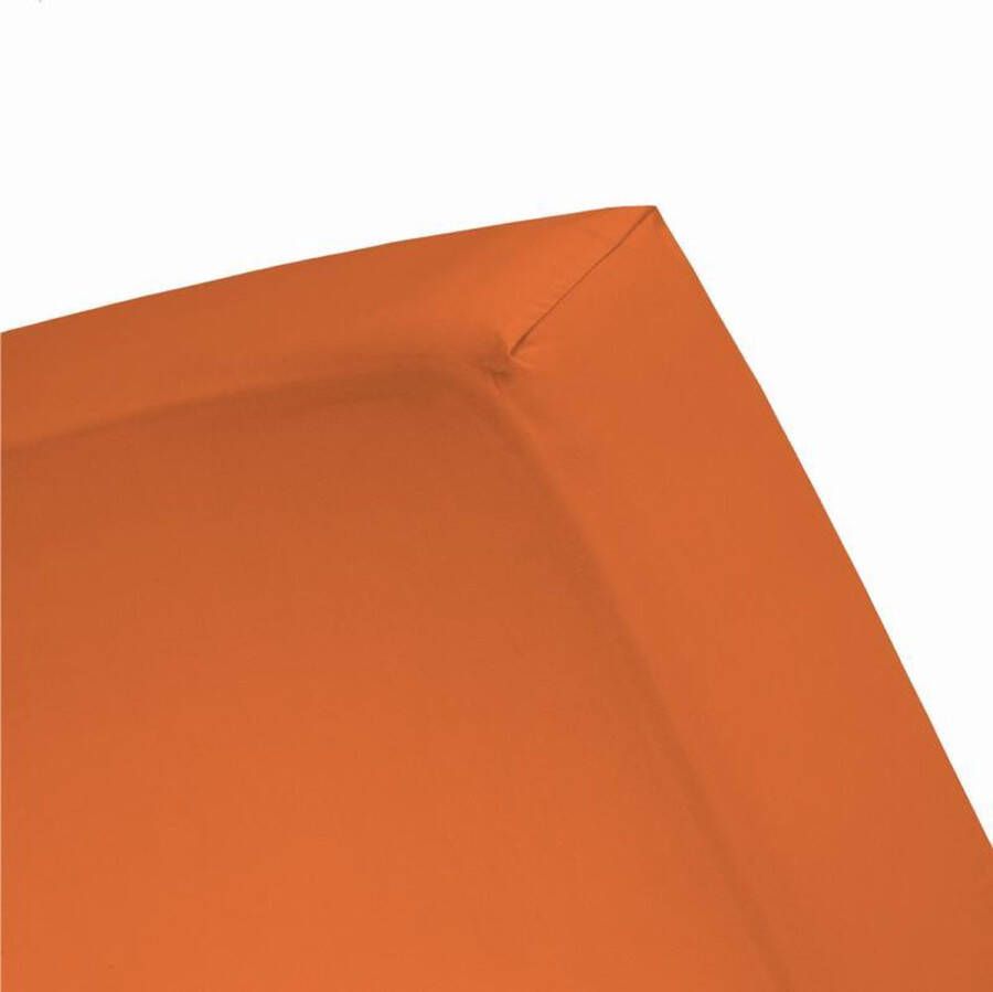 Damai Hoeslaken (tot 25 cm) Double Jersey 140 x 200 210 220 150 x 200 cm Mandarine