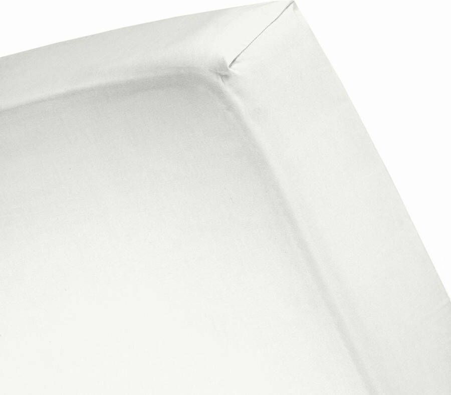 Damai Hoeslaken Ivory Katoen Hoge Hoek 40 cm Hoekhoogte 160 x 210 cm