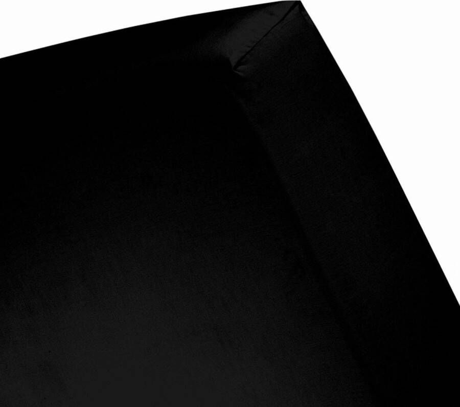 Damai Hoeslaken hoge hoek (tot 35 cm) Katoen 90 x 220 cm Black