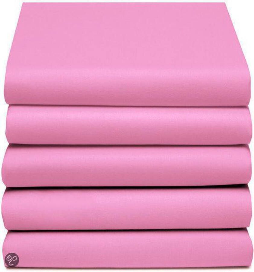 Damai Hoeslaken katoen 140 x 190 200 210 pink multiform (2 pers.)